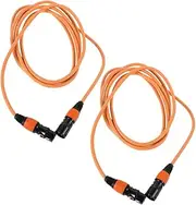Angoily Coiled Cable 2 Pack Male to Female Accessories for Audio Mixers Microphones and Amplifiers