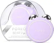 FOREO BEAR 2 go - Travel-friendly Toning Microcurrent Facial Device - For Fine Lines & Wrinkles - Anti Aging - Face Sculpting - Instant Full Face Lift - Firm & Contour - Compact Skin Care - Lavender