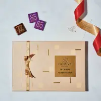 在飛比找momo購物網優惠-【GODIVA】片裝黑巧克力禮盒36片裝 限定款(二件組)