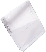 COMNESTBI Transparent Wall Mounted File Holder Pamphlet Display Stand for Office Hotel School Lightweight Document Organizer for Easy Access and Orderly Presentation