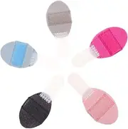 GRIRIW 5Pcs Finger Splint Strap Breathable Finger Stabilizer for Injured Fingers Supports Correction Deep Grey Light Grey