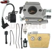 Carburetor Ignition Coil Spark Plug For Stihl Chain Saw 038 MS380 MS381