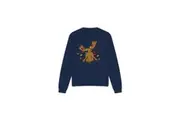 Guardians Of The Galaxy Unisex Adult Groot Christmas Lights Sweatshirt (Navy) - UTTV4040