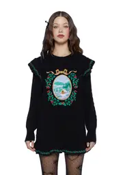 [Sugar Thrillz] Snowbound Heirloom Knit Sweater