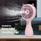 Cooling Fan Adjustable Powerful Summer Travel Handheld Water Mist Maker Air