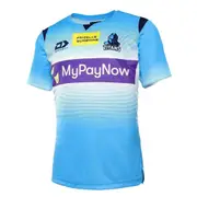 NRL 2022 Training Tee Shirt - Gold Coast Titans - YOUTH - Rugby League - DYNASTY