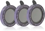 3pcs Trendy Camera Lens Protector Rhinestones for 14 Pro Scratch-resistant Tempered Glass Cover