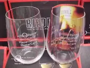 ARNOLD PALMER Riedel O Wine Glass Promo Riesling Sauvignon Blanc NEW Box of 2