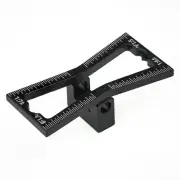 Aluminum Alloy Woodworking Dovetail Template Tool Small DIY Woodworking9370