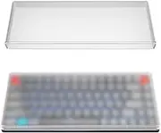 Geekria Keyboard Dust Cover for 75% Compact 84 Key Keyboard, Compatible with Logitech MX Mechanical Mini, POP Keys, Keychron K2 (Frosted Acrylic)
