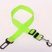 Pet Rope Pet Car Seat Dog Seatbelt Safety Harness Restraint Adjustable Leash Travel Clip Cat Dog Car Seat Belt for All Cars Dog Seat Belt Pet Traction Rope (Color : Green, Size : Length70CM)