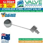 316 Stainless Steel Float Valve with Ball Float- BSP