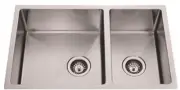 830mm Piato 1&1/2 Handmade Brushed Undermount Kitchen Sink 1.2mm Thick S/Steel