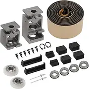 Jetuplusllc Standard Bearing Block V Roller Shoe Upper & Lower RV Slide Repair Kit 379060 and Triple Rack Repair Kit for RV in-Wall Slide-Out 366121