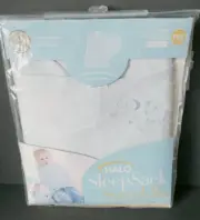 HALO SleepSack 100% Cotton Swaddle Light Blue Birth To 3 Months New In Package