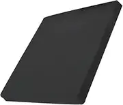 ROMISBABA Waterproof Piss Mat Adult Protectors Fitted Mattresses Covers Wetting Thick Washable Waterproof Bedding Pee Deep Mattress Protector Topper Highly Encasement Black