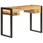 Desk Office Home Computer Corner Gaming Writing Wooden Desk Solid Wood vidaXL
