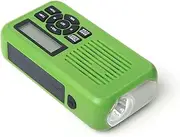 Weather Alert Radios | Handheld Weather Radio Portable Solar Radio,2000mAH Solar Powered AM/FM/WB Radio with SOS Alarm and LED Flashlight for Outdoor Hiking Camping Cycling Foccar