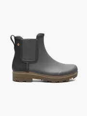 Bogs Boots Holly Chelsea Women's Casual Waterproof Boots DK GREY Size US 10/EU 41