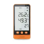 Temperature Humidity Data Logger with Base Probe, High Accuracy Thermometer H...