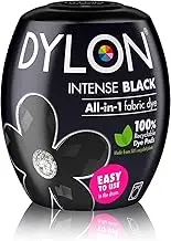 Dylon New 350g Intense Black Machine Dye Pod 2 Pack, 2X 350