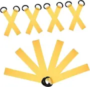 [BRIGHTFUFU] Cheerleader Pom Poms Tag Black Pom Tags Cheer Pom Pom Lanyards Pompoms Storage Equipment Label Polyester