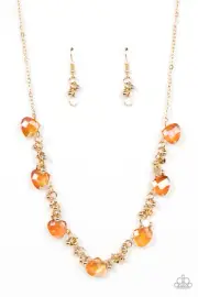 Paparazzi ~ Sassy Super Nova GoldIRIDESCENTNecklaceNEW RELEASE 2022