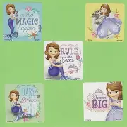 15 Disney Princess Sofia the First Pearl of the Sea - Large Stickers - Favors