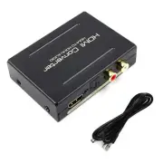 1080P HDMI Converter HDMI to SPDIF Optical 4K RCA L/R Analog Audio Extractor F