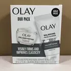 Oil of Olay Collagen Peptide Fragrance Free Cleanser Moisture Cream Duo Pack NIB