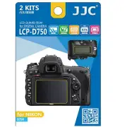 JJC LCP-D850 polycarbonate LCD Film Screen Protector For Nikon D850 2 Pack