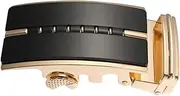[GAROZATION] Belt Fastener Buckle Slide Belt Belts for Men Belt Accessories for Men Belt Buckle Mens Belts Apparel-belts Belt Men Big Buckle Belt Men Rotatable Belt Fashion Fastener Golden