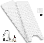 Diatomite Faucet Absorbent Mats, 60cm*10cm Stone Faucet Mat, Drip Protector Long Diatomaceous Earth Sink Splash Guard for Kitchen, Bathroom & Countertop