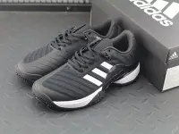 在飛比找Yahoo!奇摩拍賣優惠-Adidas Barricade 白黑 訓練 網球鞋 跑步鞋