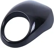 Headlight Grille Lampshade Motorcycle Front Headlight Fairing for Sportster for Dyna for FX for XL 883 1200 Cowl Visor Mask Light Cover Fork Mount Cap Painted