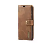 C07 Khaki 2 In 1 Magnetic Separation Mobile Phone Case Flip Cover Wallet Anti-fall Leather Case for Huawei P50 Pro Case