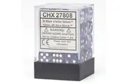 CHX 27808 Nebula 12mm d6 Black/White Block (36)