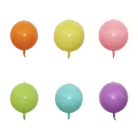 在飛比找蝦皮購物優惠-18 寸 4D 馬卡龍 氣球 鋁箔氣球 派對用品 婚禮小物 