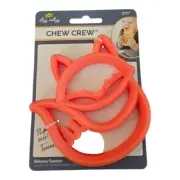 NEW Itzy Ritzy Silicone Baby Teether Toy BPA Free Fox Shower Gift