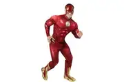 Dc Comics the Flash Deluxe Costume Dress Party Cosplay Halloween Outfit