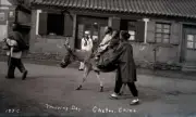 HISTORIC PHOTO; MOVING DAY IN CHEFOO, CHINA; CIRCA 1912