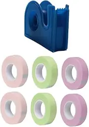 Mikinona Eyelash Tapes Set Includes Patches Lash Tape Cutter 7pcs Pack for Salon Use