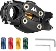 Gravel Bike Stem, Stem Shock Spring Absorber 45mm Height Rise 7 Degree Adjustable, Shock-Absorbing Aluminium Alloy Handle Buffer Handlebar Riser for Road Gravel Hybrid E-Bikes