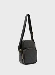 GUESS Men's Coal Logo Keith Camera Bag in Black