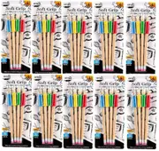 32pcs Soft Grip HB Pencils - Bright School Kids Foam Pencil 4 Assorted Colour
