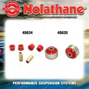 Nolathane Control arm lower inner bush kit for SUZUKI SWIFT EZ 4CYL 2005-2011 (for: Suzuki)