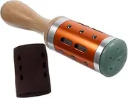 Mini Warm Jade Moxibustion Massage Stick Portable Moxa Rod for Relief Stomach Comfort Dysmenorrhea Relief Durable Handle Random Color