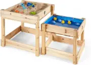New Sandy Bay Wooden Sandpit and Water Tables Brown | FREE SHIPPING AU