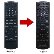 Replace N2QAYA000008 Remote Control Fit for Panasonic CD Systems RX-D55 RX-D50