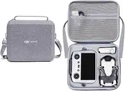Hard Carrying Case for DJI Mini 4 Pro/RC 2, EVA Hard Portable Storage Shoulder Bag Compatible with DJI Mini 4 Pro Accessories, Gray